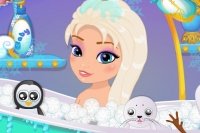 Dziecko Elsa w kąpieli Dziecko Elsa w kąpieli
