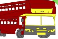 Kolorowanie autobusu Kolorowanie autobusu