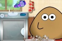 Pou zmywa naczynia Pou zmywa naczynia