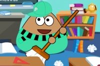 Sprzątanie klasy z Pou Sprzątanie klasy z Pou
