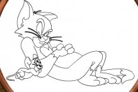Tom i Jerry obrazek do kolorowania